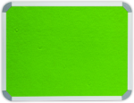 Parrot Info Board Aluminium Frame 600 450MM Lime Green