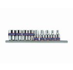 Socket Set 1 4" Rail 4-13MM 9PC