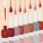 10ML Red Nail Polish Water-based Nail Polish Odorless Fast-drying Nail Polish No Need To Bake Suitable For Daily Wear Multicolor Optional