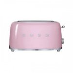 Smeg 4 Slice Toaster in Pink