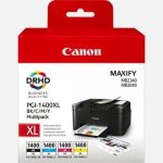Canon Pgi 1400XL Multi Pack Black Cyan Magenta Yellow Ink
