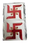 Generic Swastika Red Sticker Auspicious Pooja Symbol Standard Size - Self-adhesive Sacred Door Emblem For Home Entrance Diwali &