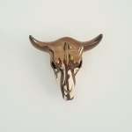 Cow Skull Medium - Bronze bisque