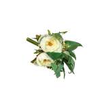 Artificial Rose & Peony Bouquet - White