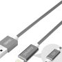 Unitek 1.5M 2-IN-1 USB To Micro USB And Lightning Cable Grey