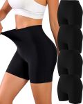 Knowyou Womens Seamless Boy Shorts Underwear No Show Boxer Briefs Stretch High Waisted Panties For Ladies Fashion Clothing