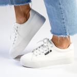 Madison Lace Up Sneaker - White - 8