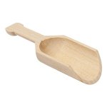 Wood Scoop 3 Inch Unfinished Wooden Scoops For Candy Spices Parties Gifts & Favors - Bag Of 10