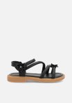 PoP Candy Floral Strappy Sandal-black