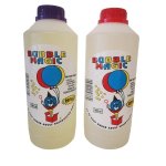 Bubble-Magus Bubbles - Blowing Bubble Refills Bulk Pack Of 2 - 1 Litre Bottles