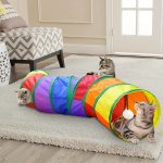 CAT Tunnel Toy With Bell Ball Tent Drilling Hole Toy Amusing Pet Toy For Dog And Interactive Supply