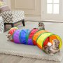 CAT Tunnel Toy With Bell Ball Tent Drilling Hole Toy Amusing Pet Toy For Dog And Interactive Supply