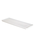 Rectangular White Ceramic Platter 38.5CM - None None