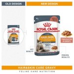 ROYAL CANIN Cat Hair & Skin Wet Food Pouch - Box Of 12