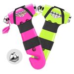 Oucpc 2 Pack Car Safety Hammer 3-IN-1 Emergency Escape Tool Window Breaker And Seat Belt Cutter With Light Reflective Tape For F
