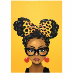Fabric Paint Sling Fashion Girl