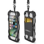 Silicone Phone Lanyard With Card Pouch