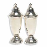 Cutlery Salt & Pepper Shakersvintage Range Height 12CM