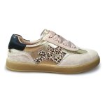 Lumi Leather Sneaker - Gold Leopard - 8