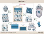 Cot Duvet Bedding Dino Dash Set