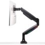 Smartfit One-touch Height Adjustable Single Monitor Arm Black