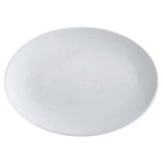 Basics White Oval Plate