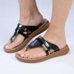 Pierre Cardin Domitilla T Bar Sandal - Black - 8