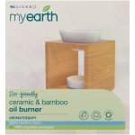 MyEarth Aromatherapy Ceramic & Bamboo Oil Burner