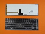 Toshiba Portege Z930 Z935 Z830 Z835 Series Z930-S9312 Z935-P300 AETEAU00020-US Gray Frame Laptop Keyboard Black