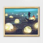 Adult Paint By Numbers With Frame - Collecting Moonlight
