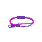 Zipper Bracelet - Pink purple