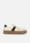 PoP Candy Platform Lace Up Sneakers-black & White