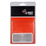 U-part Reflector Square Stick-on Wht 90MM 2PK Livestainable