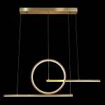 Pendulum LED Pendant Light In Gold Or Black - Black