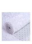 Smte Soft Shaggy Rug -white With Keychain