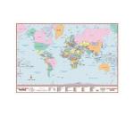 World Political Educational Wall Map By Map Studio
