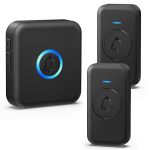 Fovksuc Wireless Doorbell Waterproof Door Bell With 60 Chimes 5 Levels Volume 1000FT Range Door Bells For Home Classroom Office