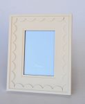 Cream Scalloped Wooden Picture Frame 28.5X23.5CM