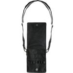 Scissor Bag Waist Leather For Shears & Tools Black Empty