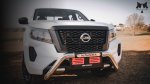 Nissan Navara D23 Facelift Stainless Steel Nudge Bar