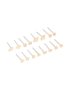 Goldair Gold Star & Ball Stud Earrings 7-PACK