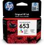 HP 653 Tri-color Original Ink Advantage Cartridge