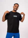 Black City Print Graphic T-Shirt - L Black