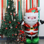 Giant Air-filled Santa Balloon 1.1M