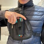 Outdoor Quick Draw Holster With Shoulder Strap Concealed Carry Chest Holster For Left And Right Hand