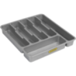 Addis Grey Extra Large Cutlery Tray