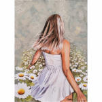 Printed Tea Net Daisies Kayla Small