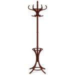 Goflame 73" Coat Rack Freestanding Wooden Coat Tree With 12 Hooks And Umbrella Stand Entryway Hall Tree Hat Hanger Organizer Coa