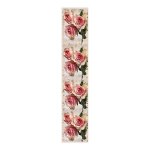 Peach Roses Table Runner