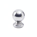 Newel Post Cap Stainless Steel Hollow End Cover For Staircase Railing Finish Silver 1 PC